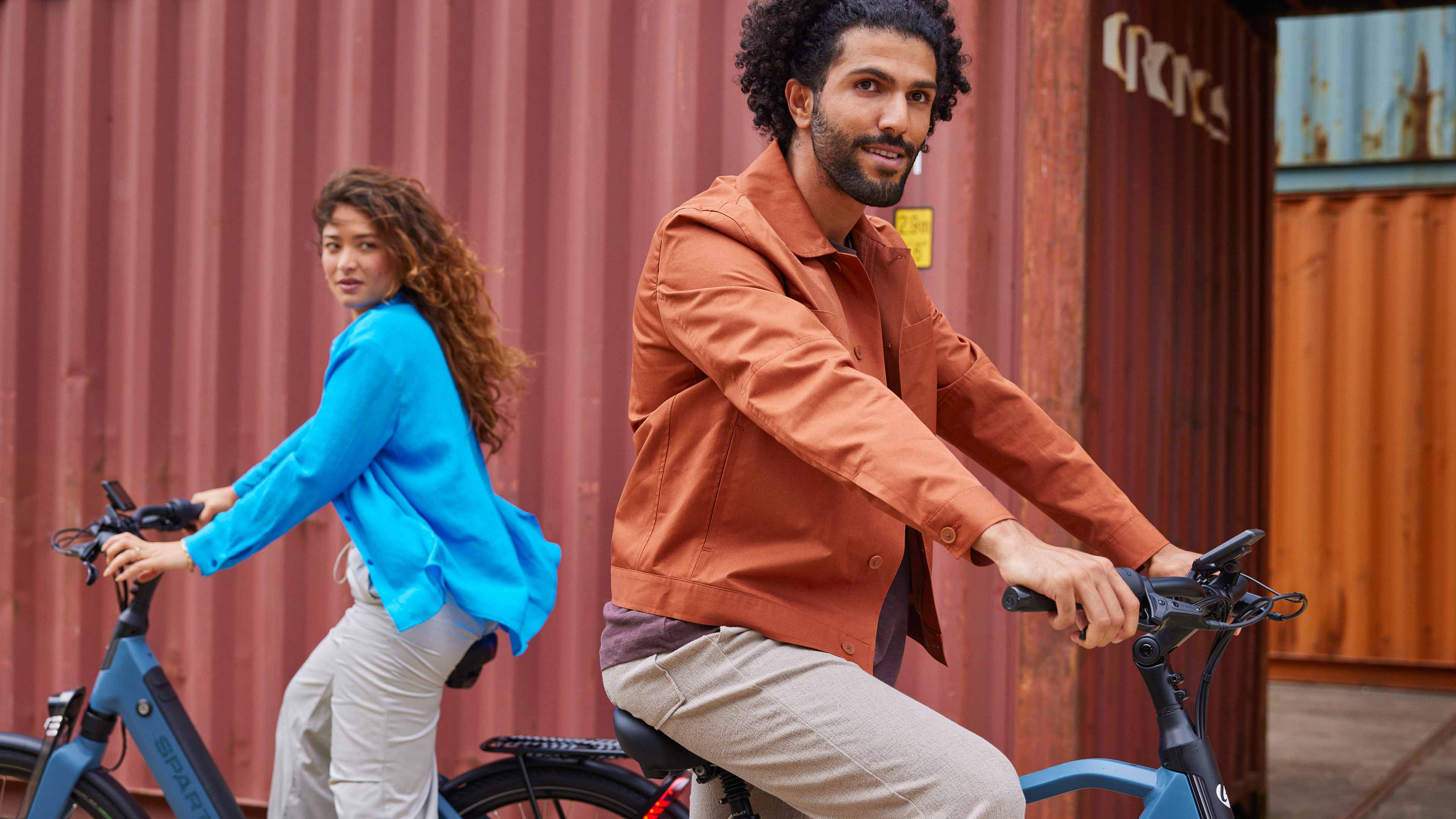 The brakes on an electric bicycle